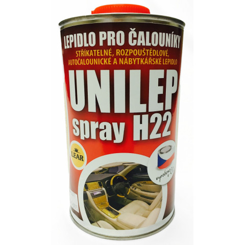 Striekacie, rozpúšťadlové, autočalunícke a nábytkárske lepidlo. Lepí PUR peny, textil kožu, pryž, drevo, dýhu, ABS, PVC a melamínové fólie a koženku. Vhodné hlavne na autočalunícke práce, dýhovani, zakrivených plôch a postforming. Farba béžová. Teplotná odolnosť 100°C. V ponuke balenia 1 l a 10 l. 